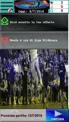 gioco handball manager angelsgames recensioni opinione android ios windows pallamano manager