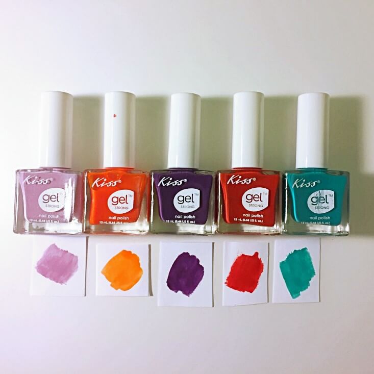 Kiss Gel Strong Nail Polish Collection The Aesthetic Edge