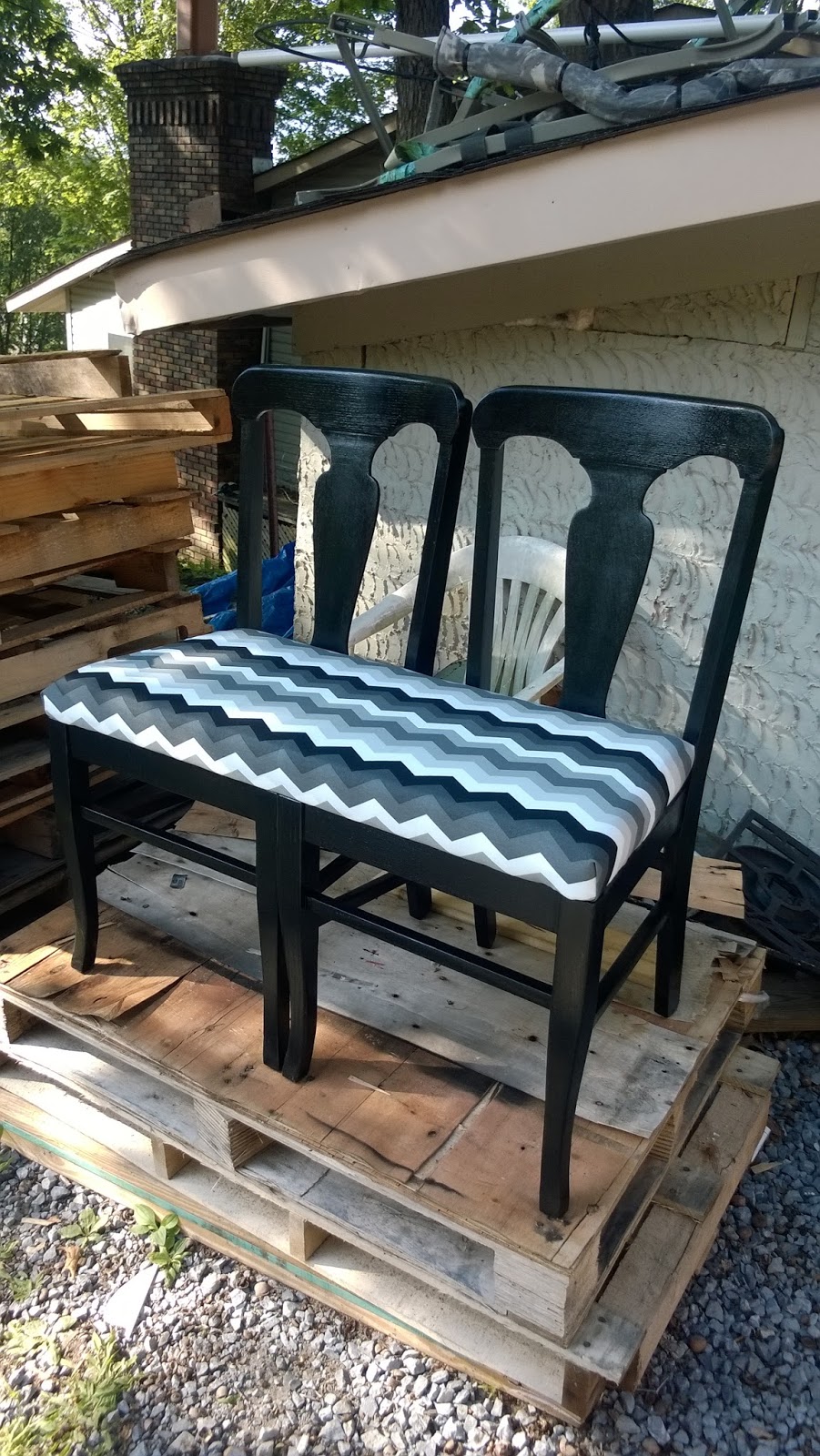 Homespun Redone Antiques What to do with extra dining chairs