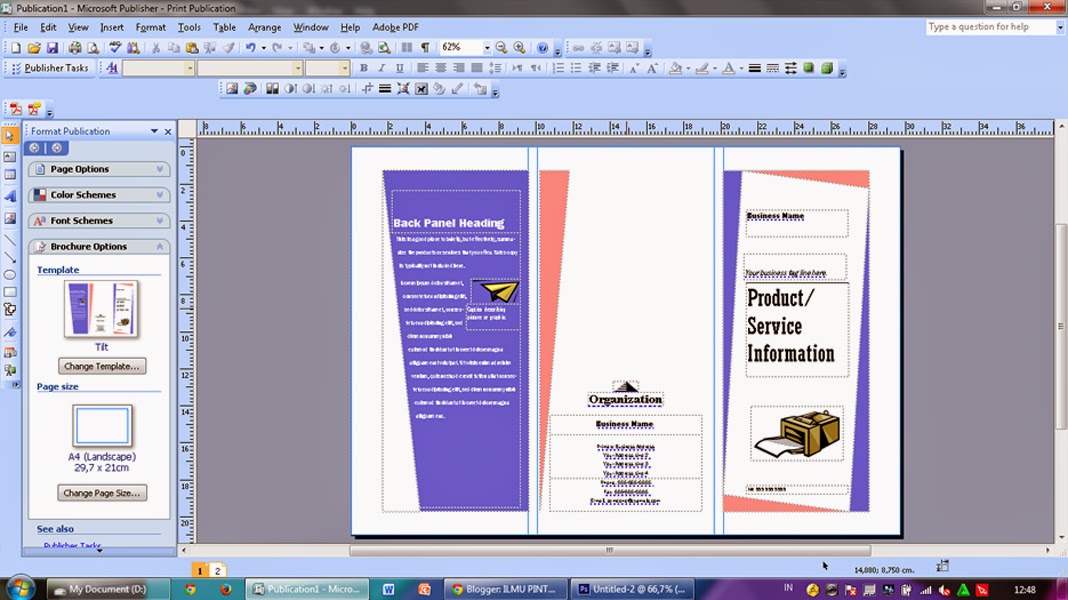 Cara Membuat Brosur Microsoft Word 2010