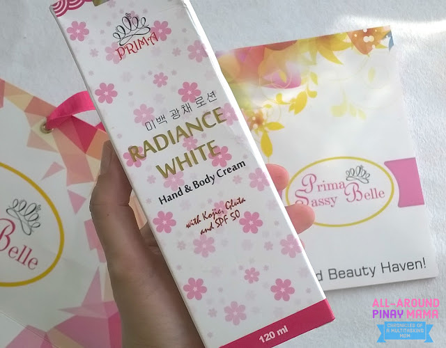 Prima Radiance White Hand & Body Cream, Prima Sassy Belle, Product Review, AAPM Health and Wellness, 