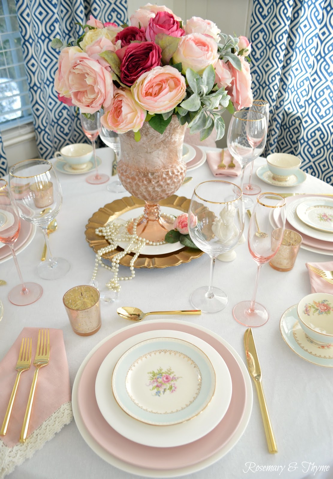 Romantic & Girly Tablescape