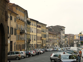 One of the streets in the centre of Pescia, the small town in Tuscany where Giovanni Pacini died in 1867