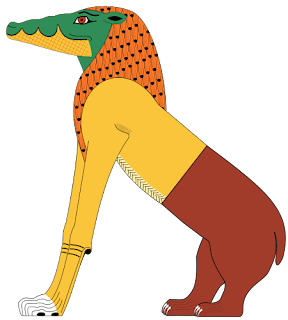 ammit egipt wizerunek pożeraczki dusz ammit