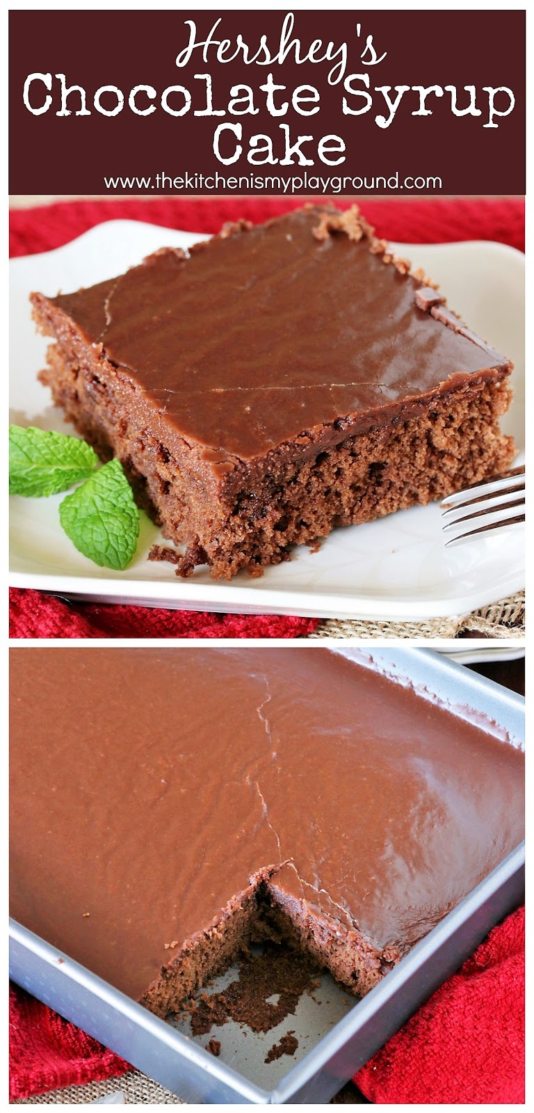 Hershey's Chocolate Syrup Cake