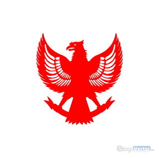 Garuda Pancasila silhouette Logo vector (.cdr)