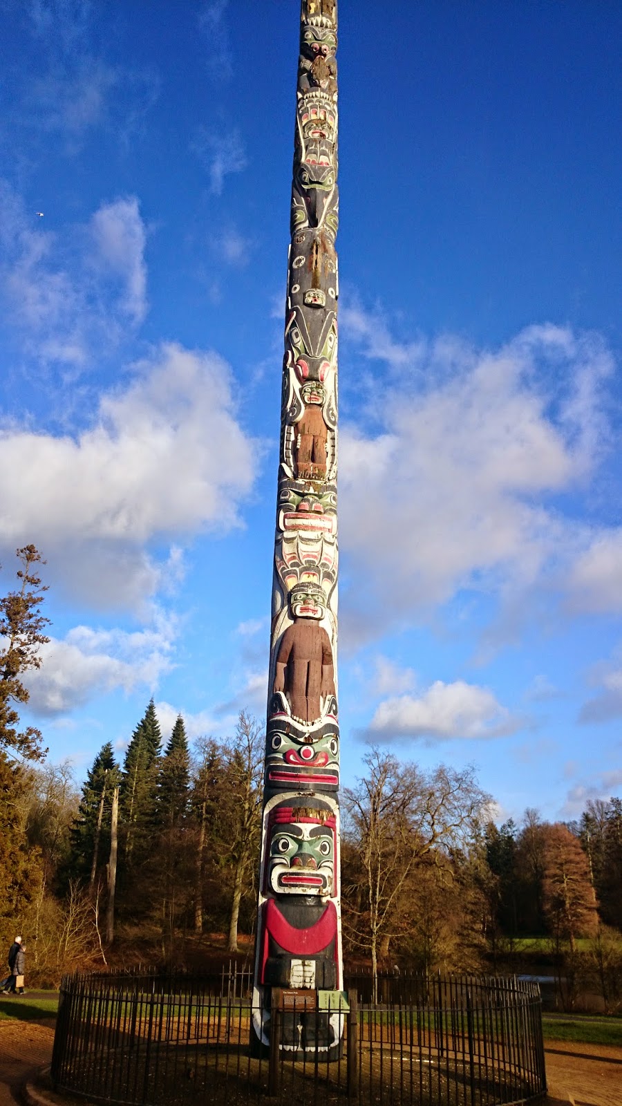 Totem at the Virginia Water Park Totem at the Virginia Water Park