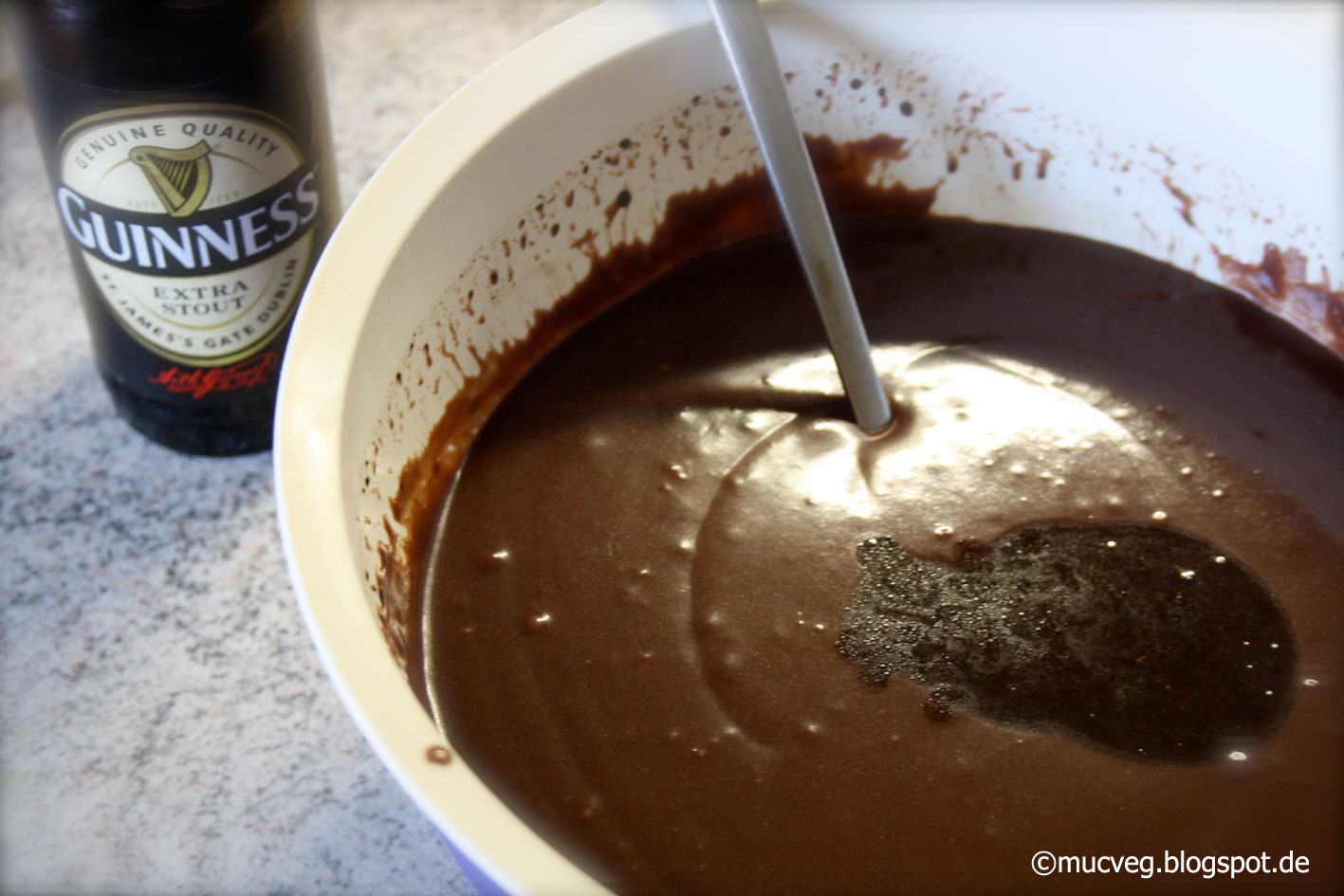 muc.veg: Echtes Herrengedeck: Guinness.Schoko.Kuchen