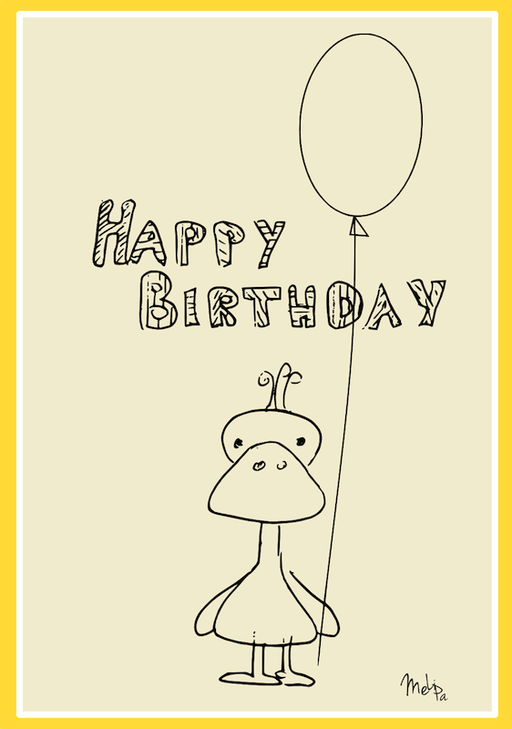 Free Printable Happy Birthday Card Happy Birthday Karte Freebie 