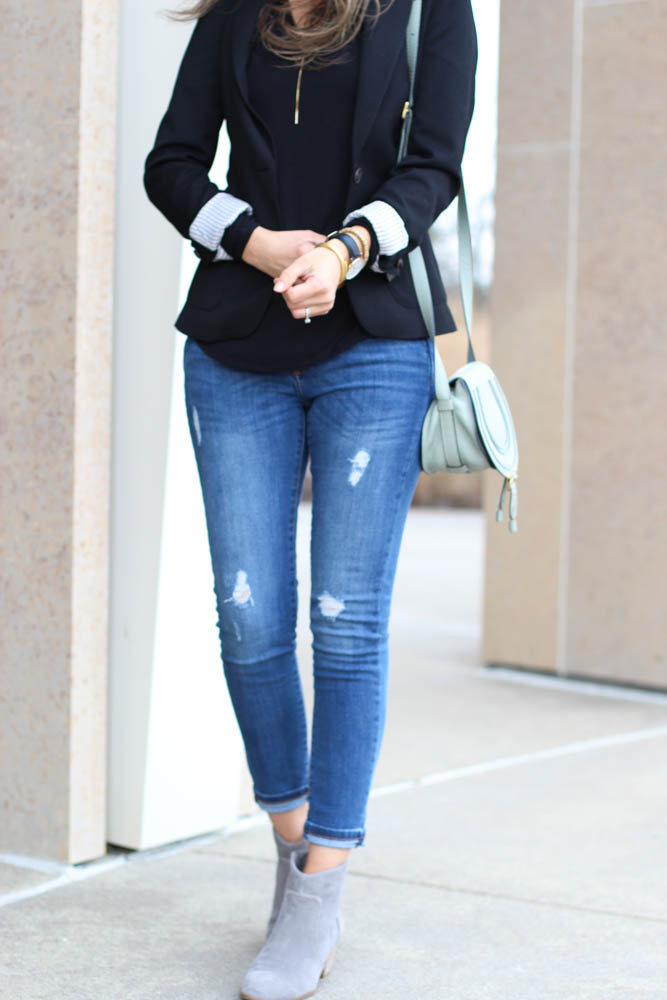 Blazer and Jeans - Lilly Style