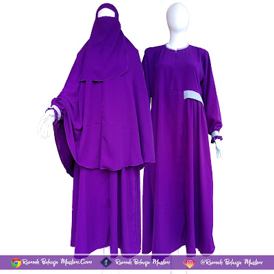 Gamis Wolfis Terbaru Ungu Terong Gamis Wolfis Terbaru Ungu Terong