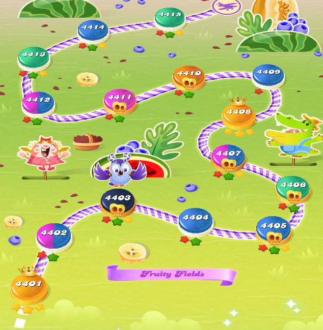 Candy Crush Saga level 4401-4415 Candy Crush Saga level 4401-4415