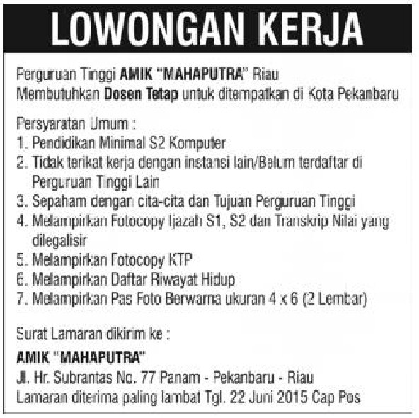 Loker Riau