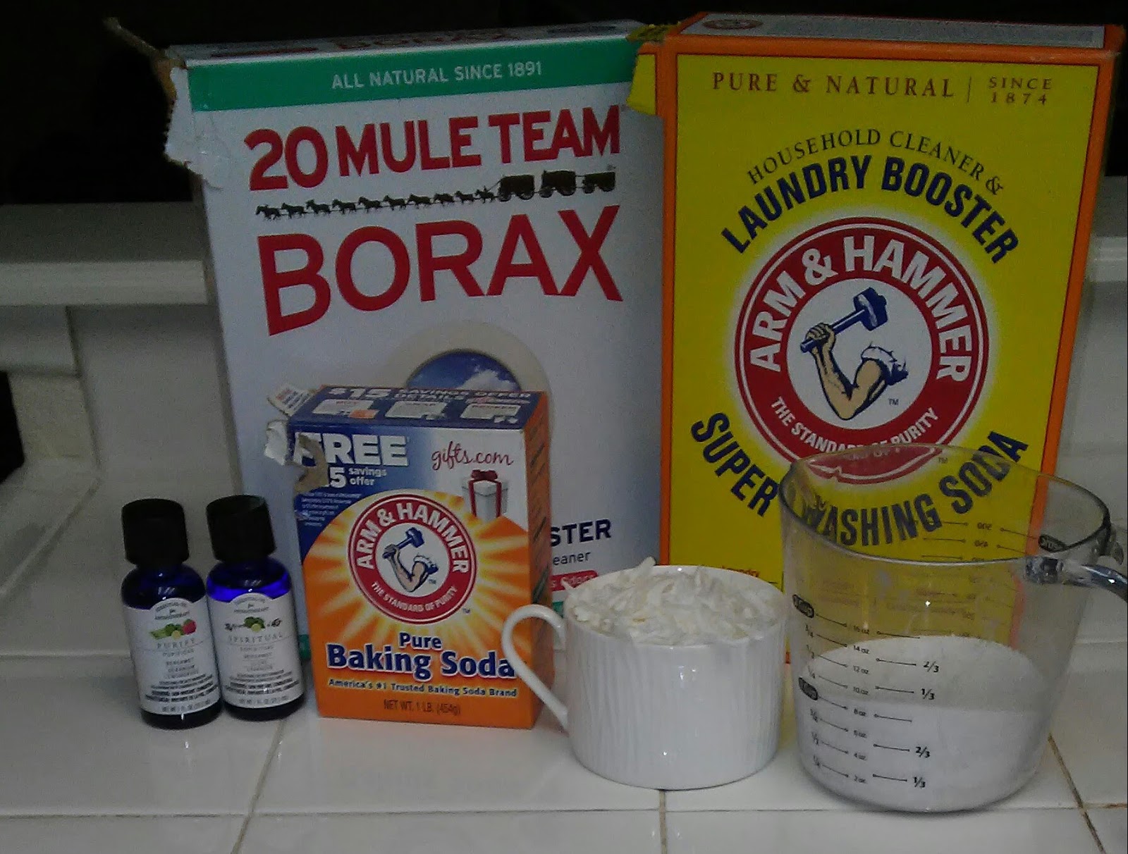 D.I.Y Laundry Detergent Tablets