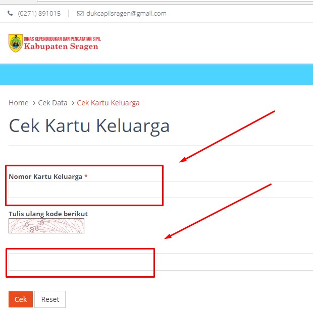 Cara Cek No KK Secara Online Kabupaten Sragen Terbaru 2019 Cara Cek No KK Secara Online Kabupaten Sragen Terbaru 2019