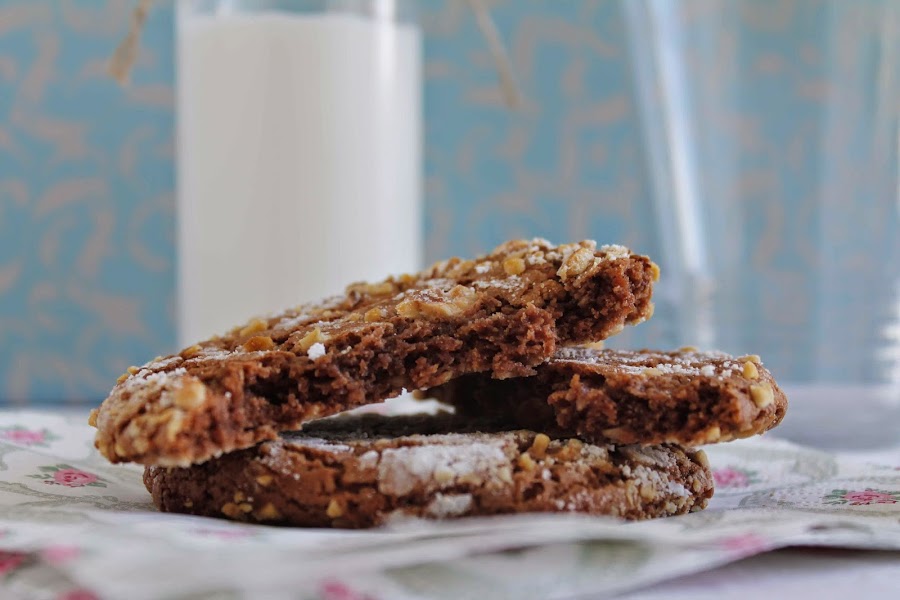 Receta Galletas de Nutella y avellanas