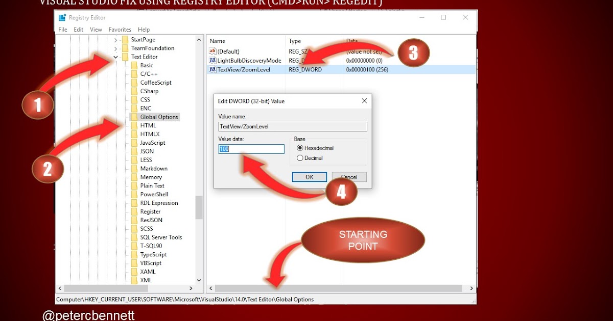 Visual Studio Tips VS2015 Blurry Fonts
