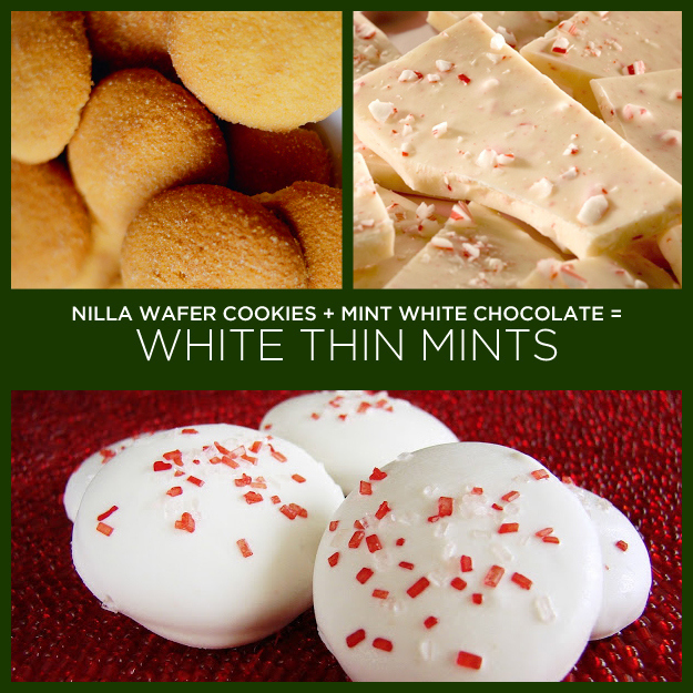 Two Ingredient Recipes Nilla Wafer Cookies + Mint White Chocolate