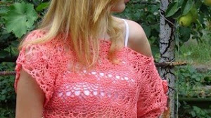 Blusa con diseño delicado - crochet con patrón