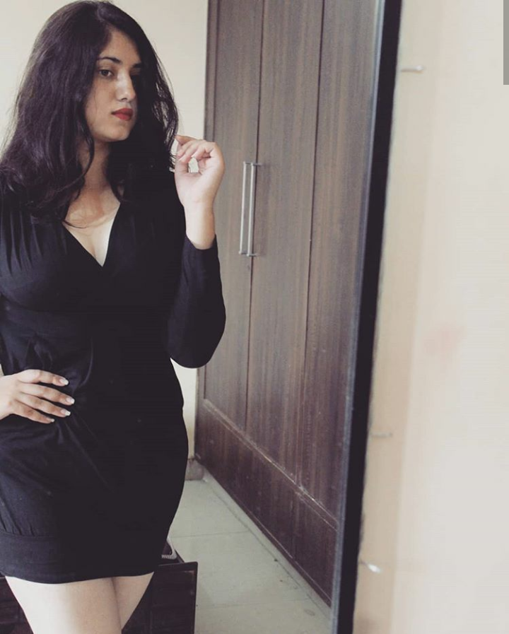 girls in little black dress