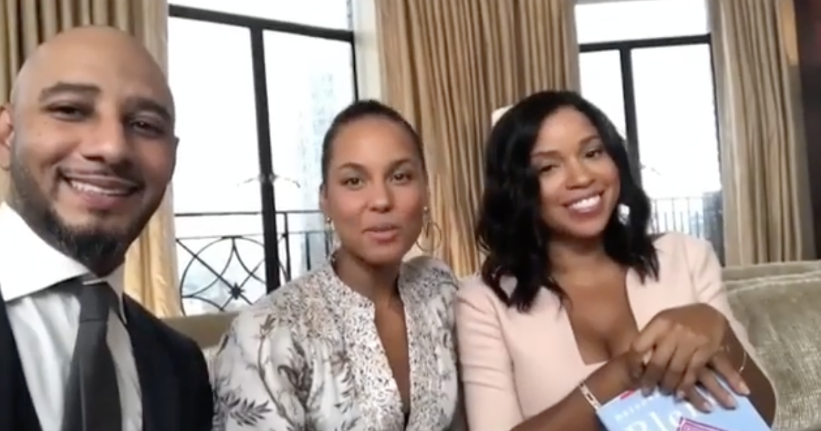 Rhymes With Snitch | Celebrity and Entertainment News | : Alicia Keys, Mashonda and Swizz Beatz