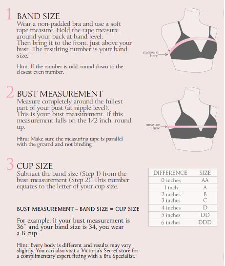 MY FASHION MANUAL: Bra: Finding the Right Size