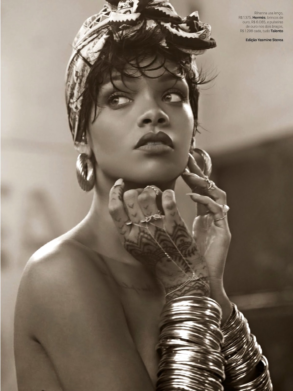 Rihanna In Vogue Brazil May 2014 By Mariano Vivanco