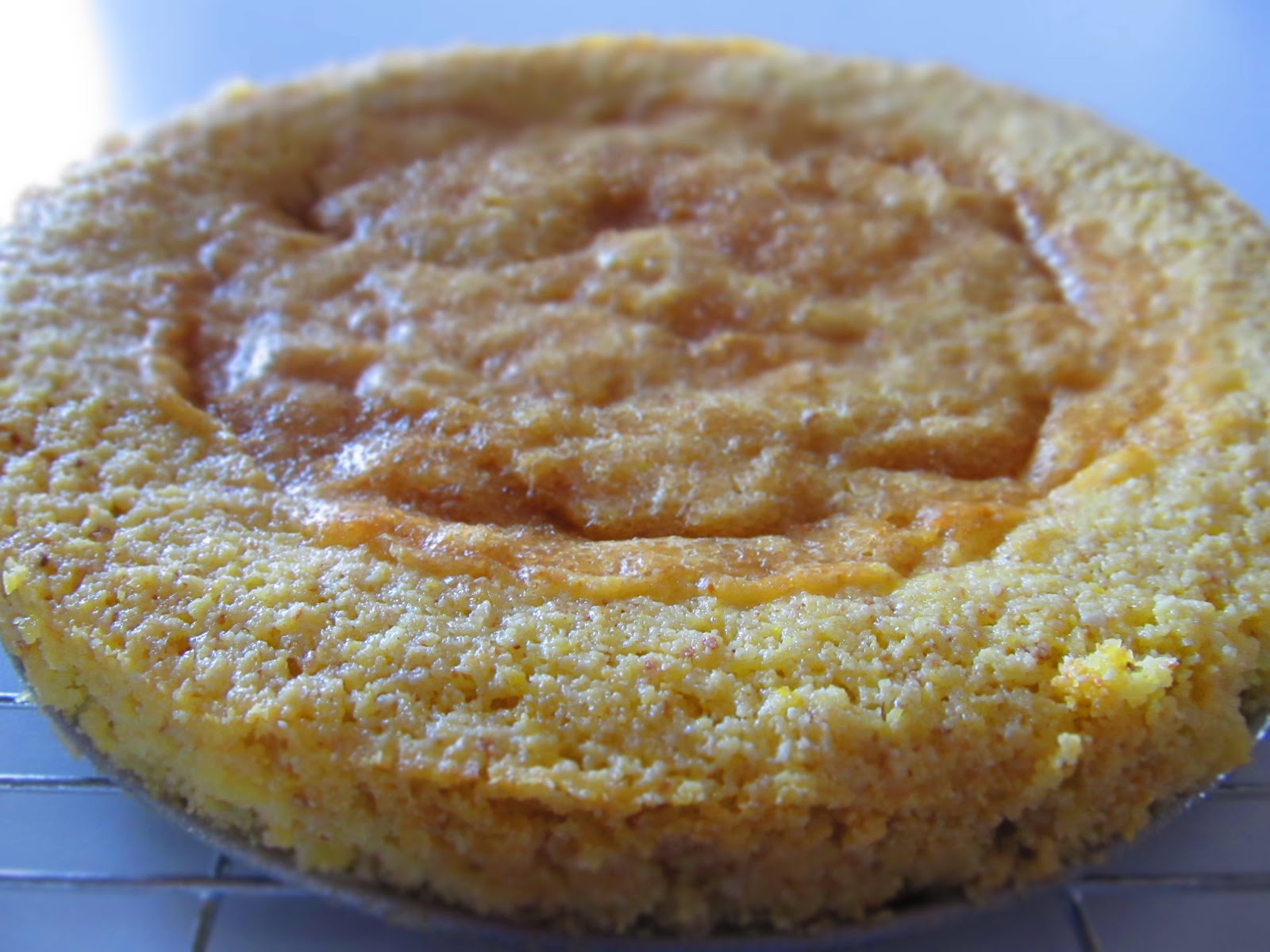 Kim's Cooking and Gardening Lemon Cornmeal Cake