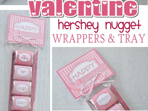 NEW!! Valetine's Nugget Wrappers & Tray