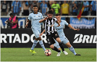 Gremio vs Botafogo en Copa Libertadores 2017