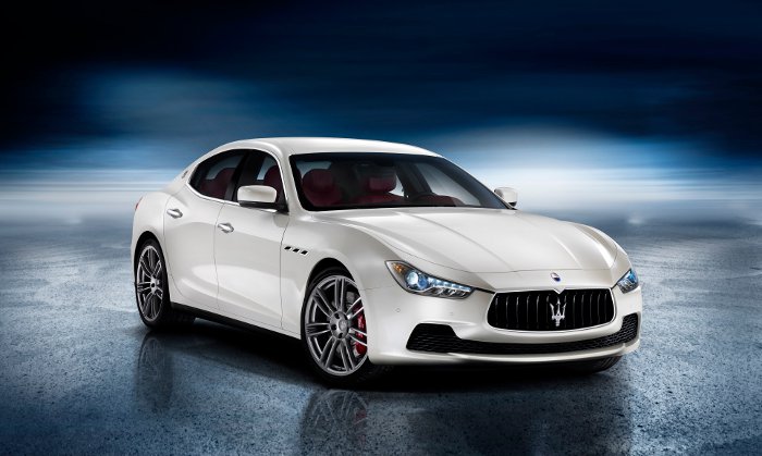 La nuova Maserati Ghibli che verrà presentata in anteprima mondiale al Salone dell'Auto di Shanghai 2013
