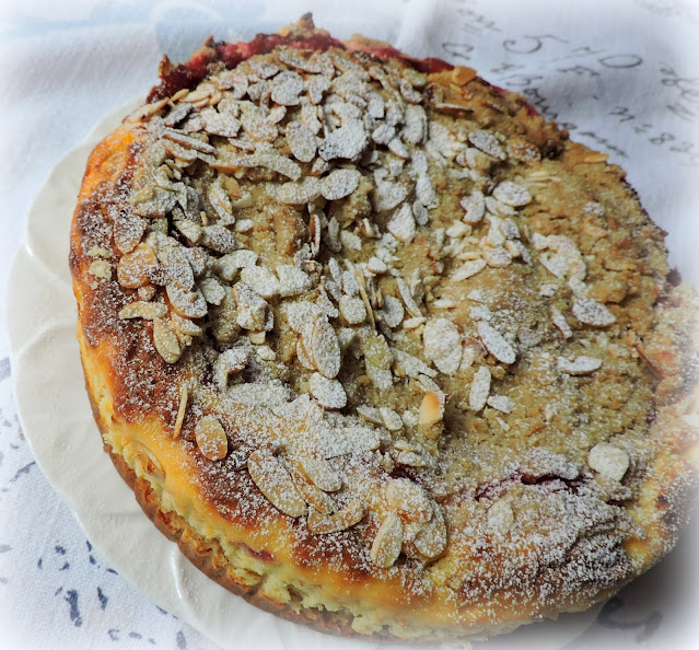 Raspberry Almond Breakfast Cake