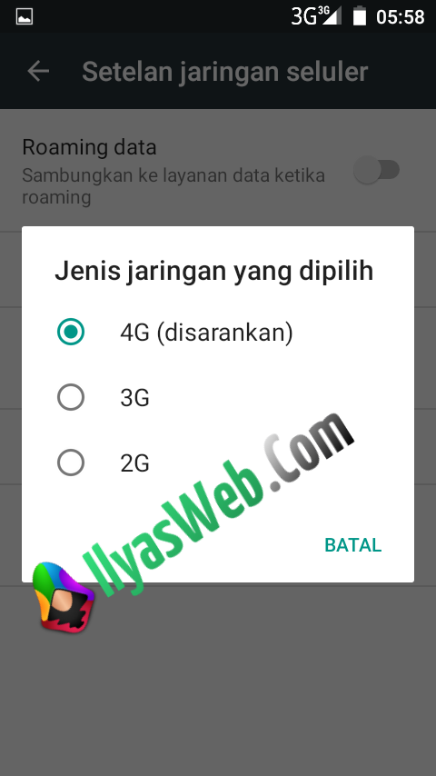 Cara Mengubah Jaringan 3G Ke 4G ~ 4 Cara Mengubah Jaringan 3G Ke 4G ~ 4