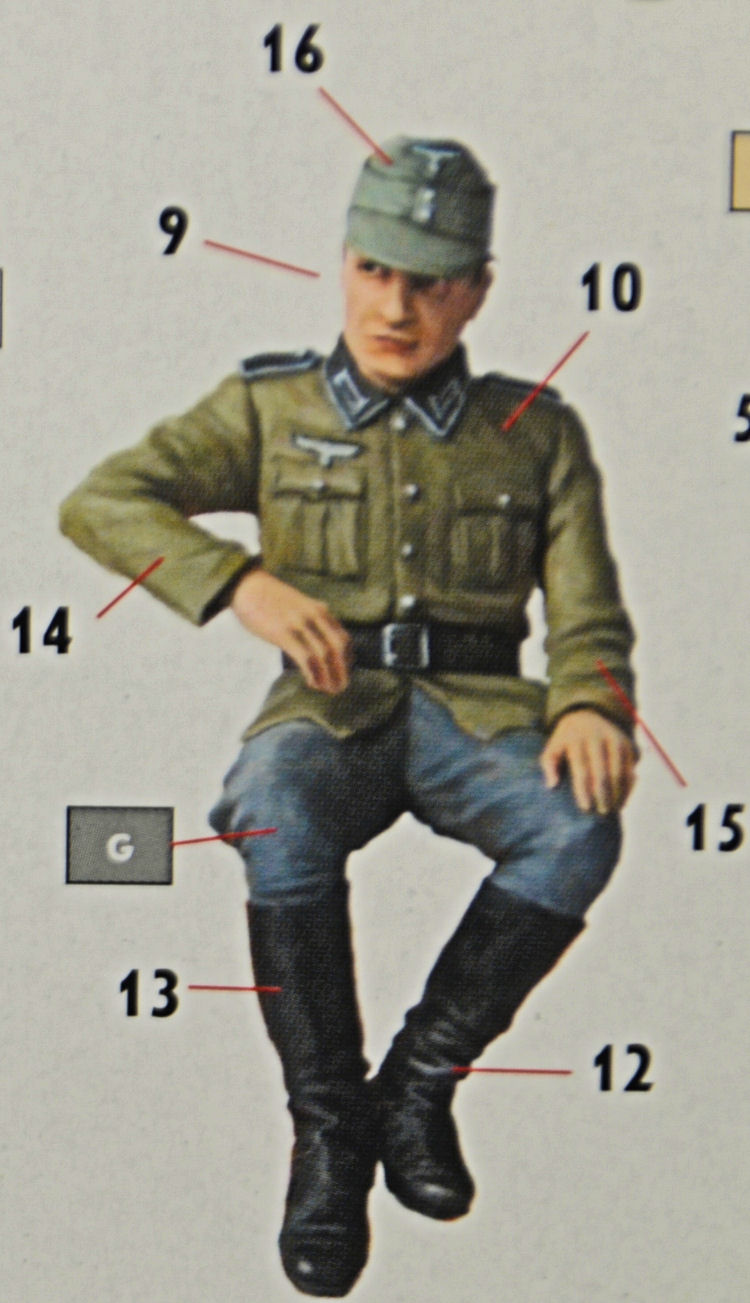 what are you doing today German military men Master Box 3570 Baby WW II  1:35 