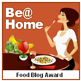 Be@Home Food Blog Award