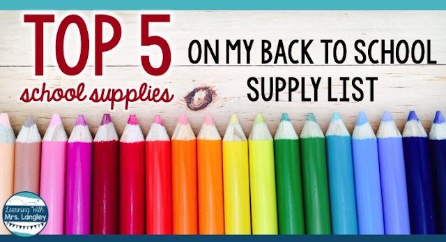 What school supplies do you ask your kindergarten students to bring with them on day one? This easy checklist will keep the cost down for parents and kick your new school year off right. If you have your list ready with ideas and the right products parents can bring supplies to open house and cut down on first day confusion. Bring your classroom organization to the next level! 