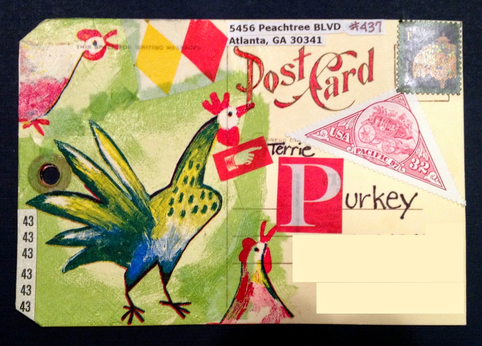 Collage Candy Mail art the beginning of beautiful friendships