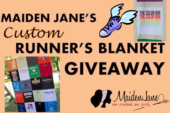 Maiden Jane’s CUSTOM Runner’s Blanket GIVEAWAY!