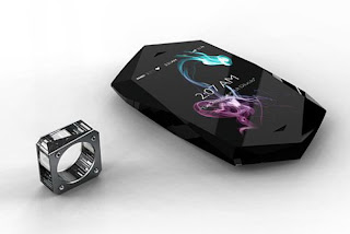 Diseño de anillo futurista