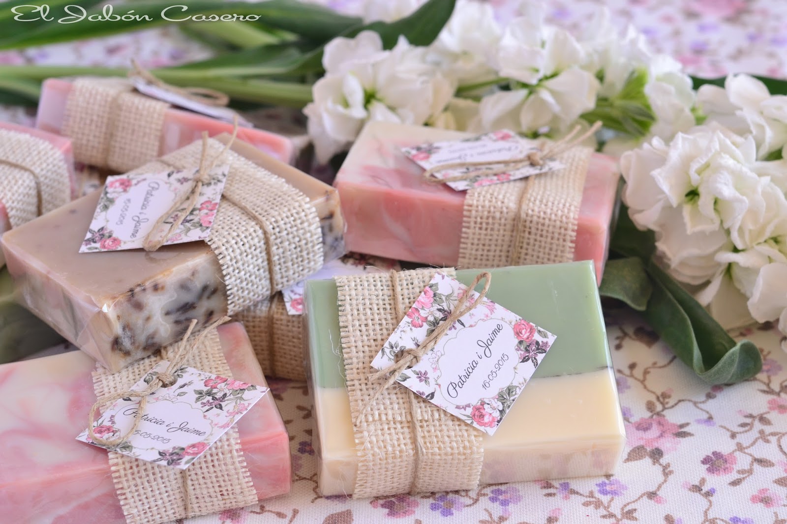 El Jabón Casero Detalles naturales para bodas, jabones rusticos personalizados El Jabón Casero Detalles naturales para bodas, jabones rusticos personalizados