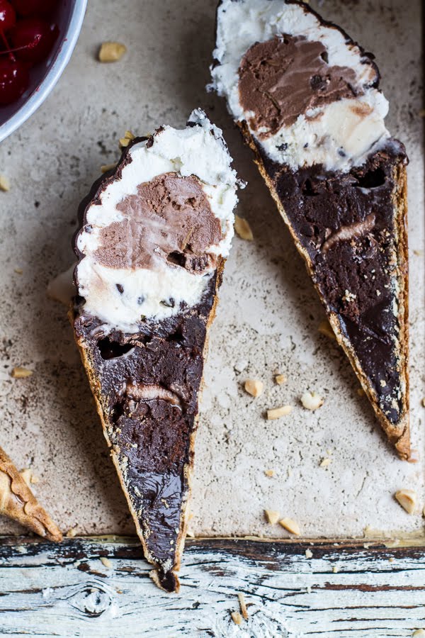 Danillanos Brownie Ice Cream Cones