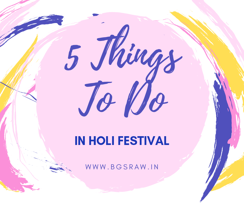 bgs raw bikrams vlog holi festival, enjot holi in India