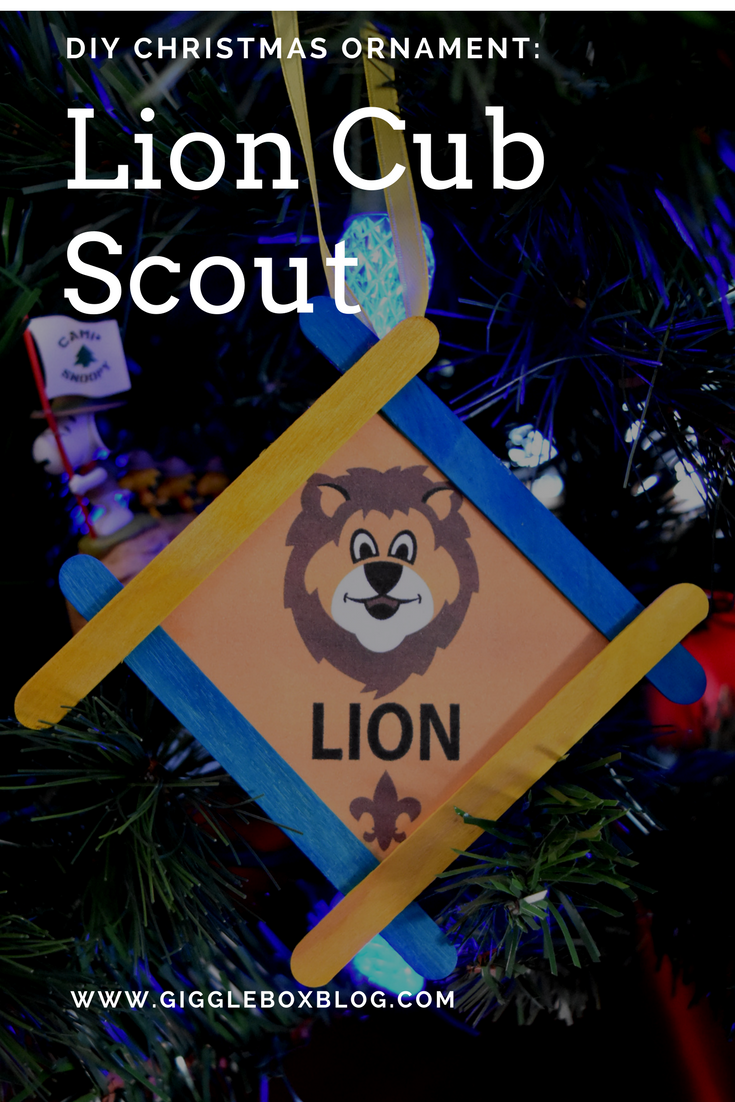 Lion Cub Scout Christmas Ornament Gigglebox Tells it Like it is
