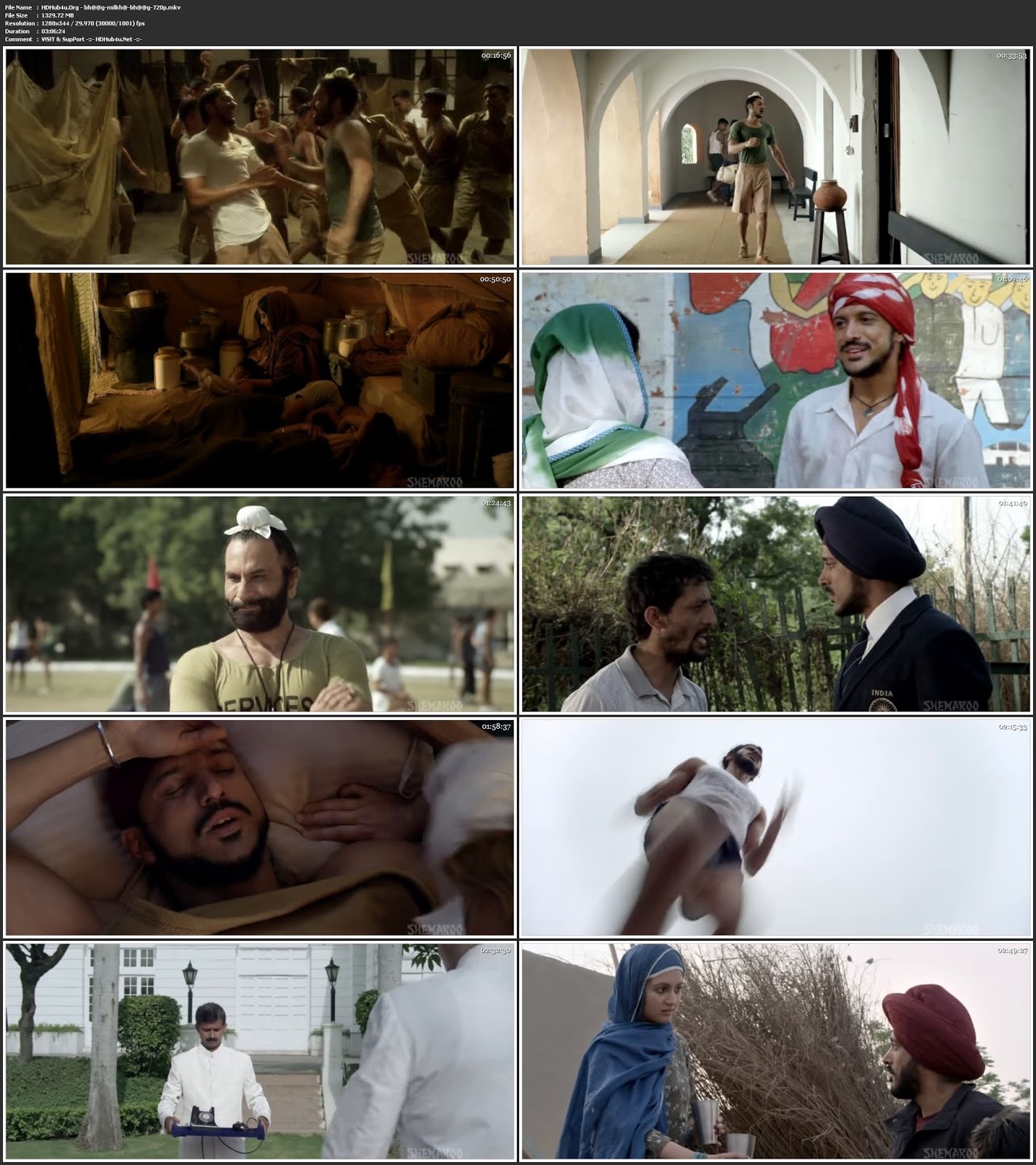 Bhaag Milkha Bhaag 2013 Hindi Movie 480p BRRip 500MB Download