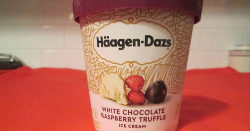 David's Ice Cream Reviews HäagenDazs White Chocolate Raspberry Truffle