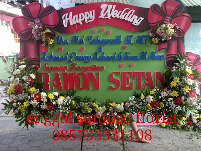 Karangan Bunga Papan Pernikahan Florist onlineToko karangan Bunga Papan Gresik