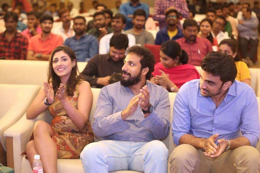 Madhu Shalini stills at Goodachari movie Success Meet