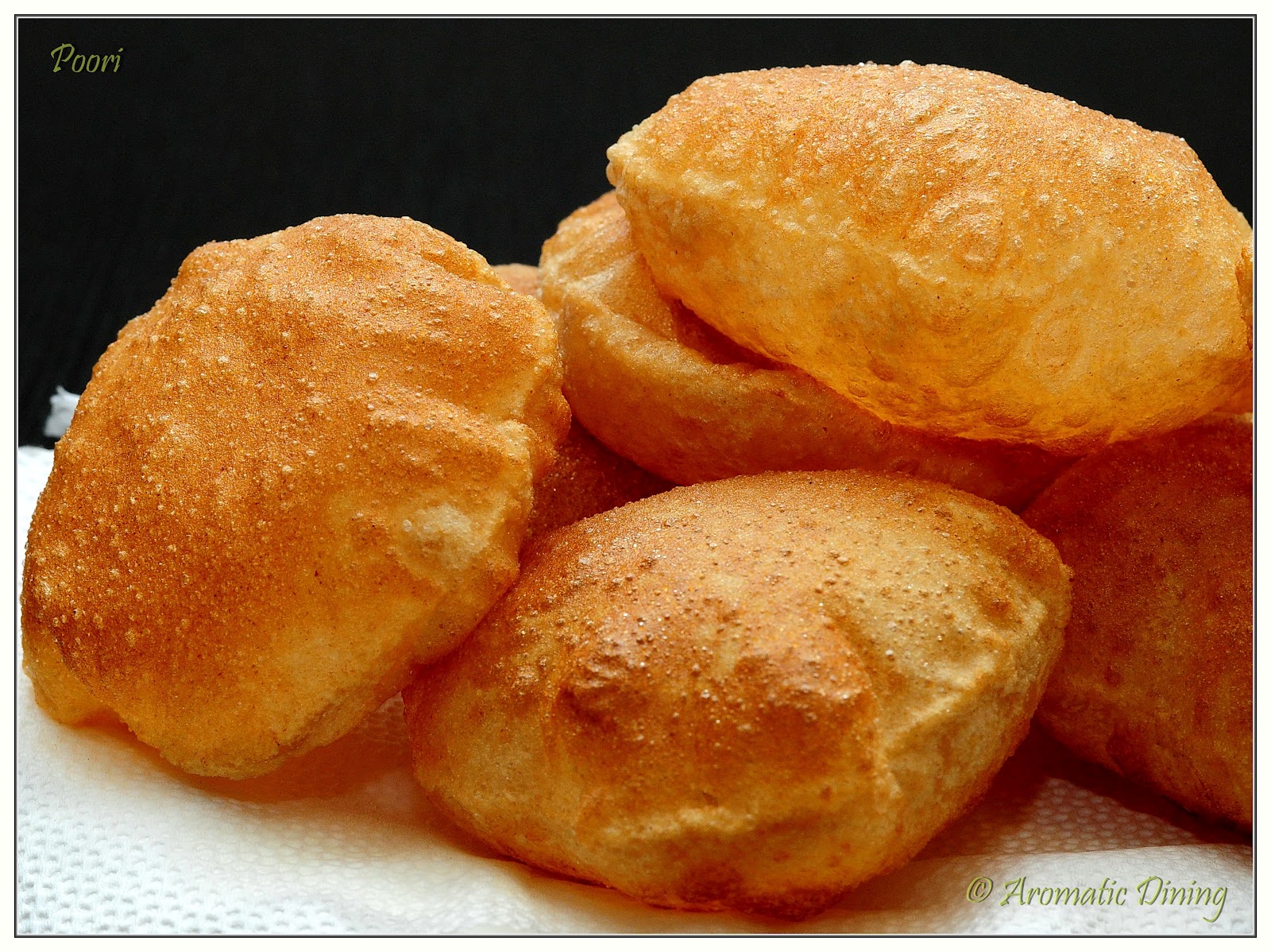 Aromatic Dining Poori Masala / Deep fried Indian Bread with Mashed Potato