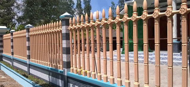 Hàng rào bê thông ly tâm lục giác lấy ý tưởng từ số 6 – hợp nam giới tuổi sửu Hàng rào bê thông ly tâm lục giác lấy ý tưởng từ số 6 – hợp nam giới tuổi sửu