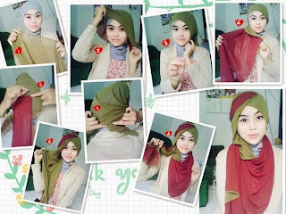 Cara Memakai Jilbab Dua Warna Untuk Pesta Cara Memakai Jilbab Dua Warna Untuk Pesta